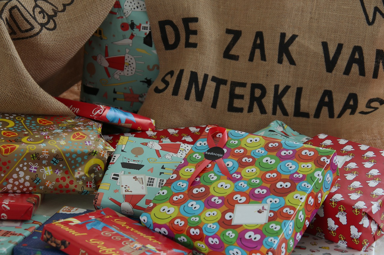 Tweedehands cadeautjes met Sinterklaas
