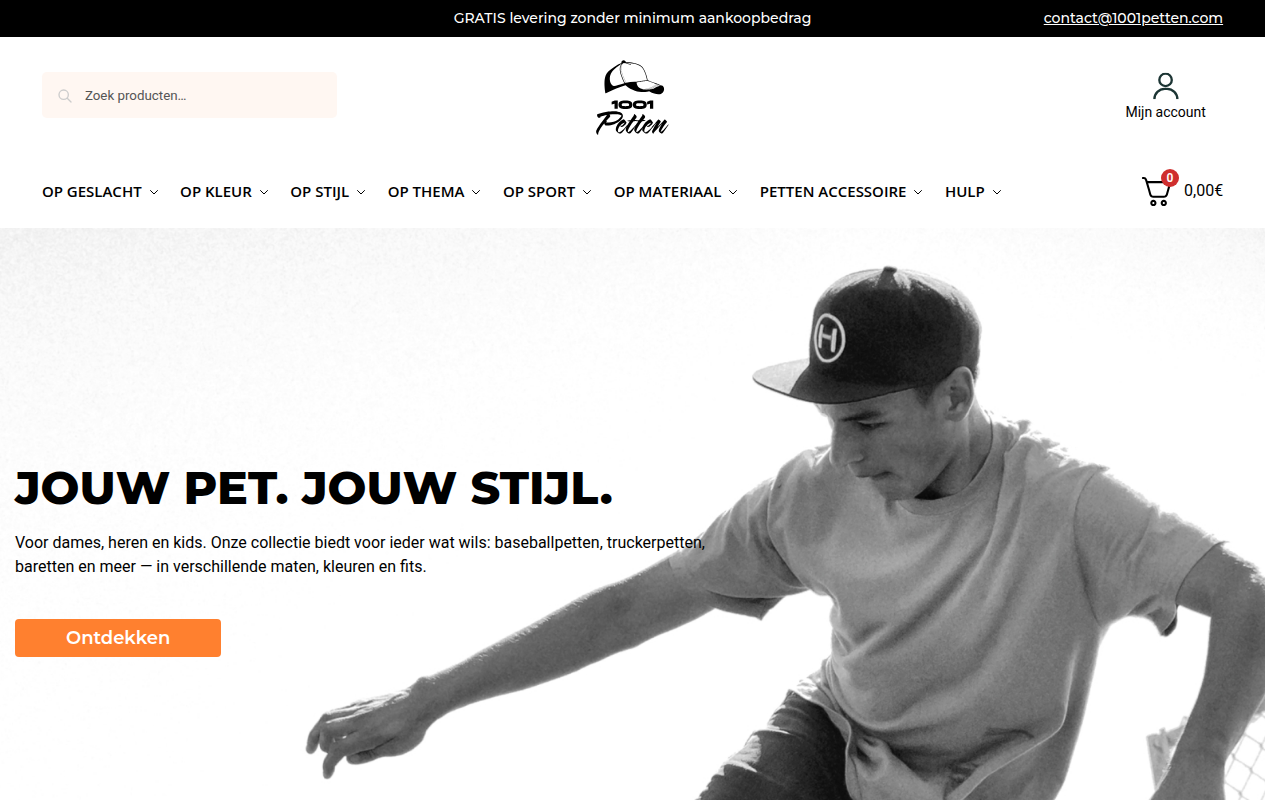 Screenshot van 1001petten.com