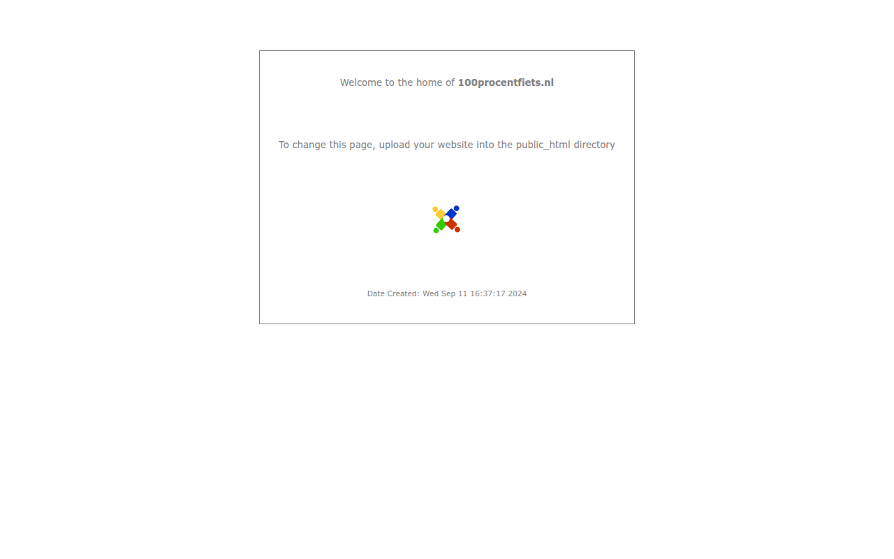 Screenshot van 100procentfiets.nl