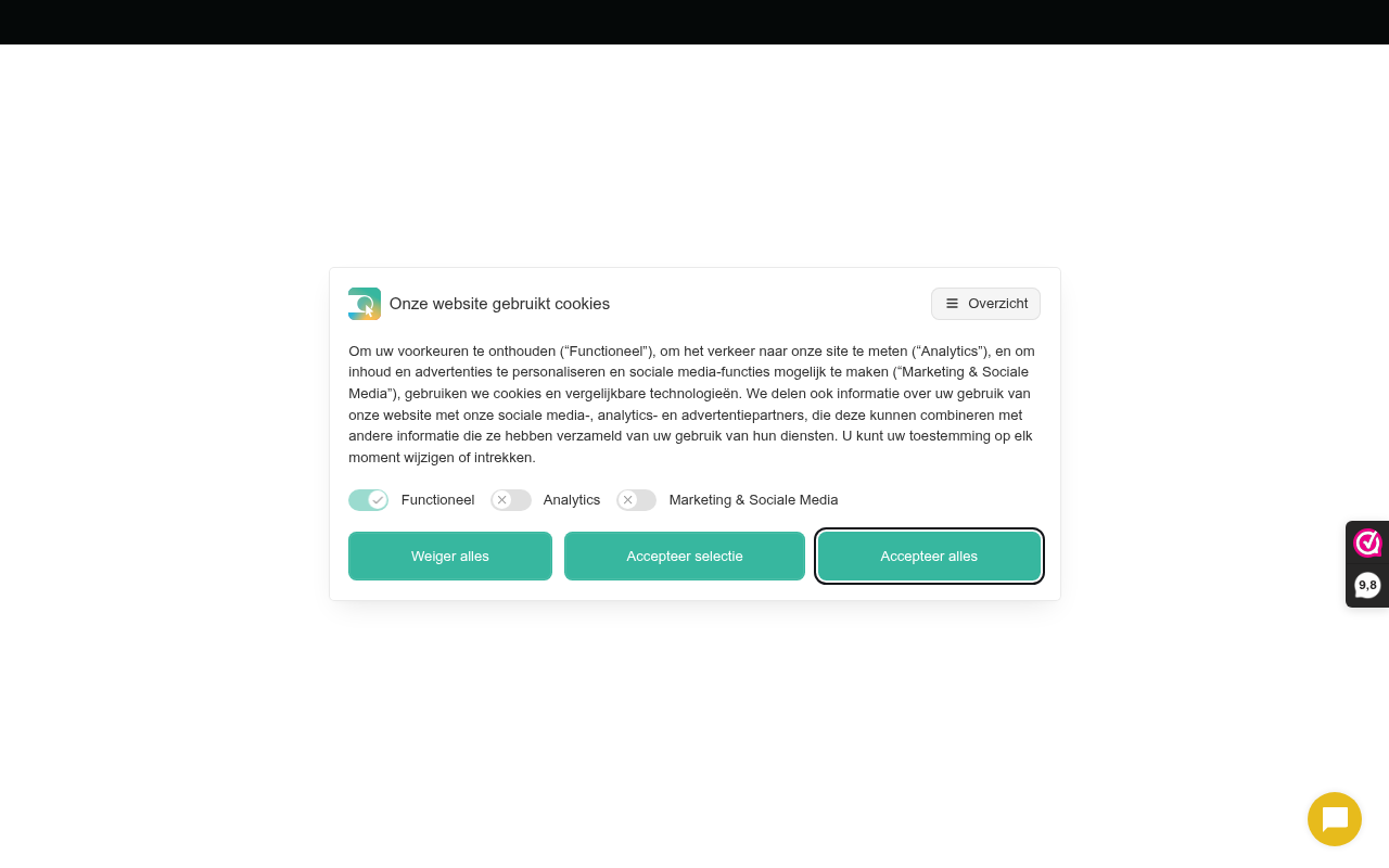 Screenshot van 101munten.nl
