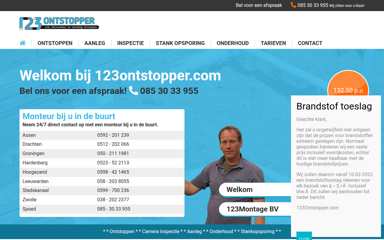 Screenshot van 123ontstopper.com
