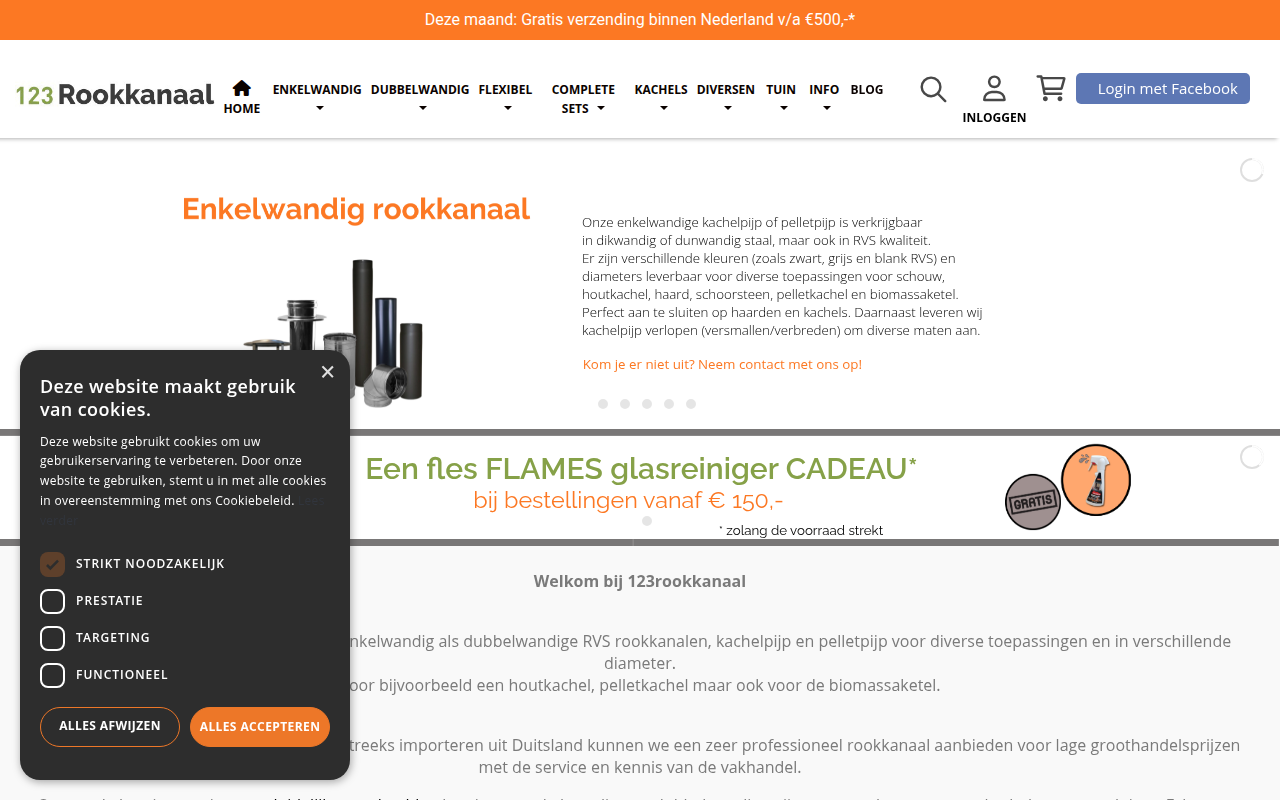 Screenshot van 123rookkanaal.nl