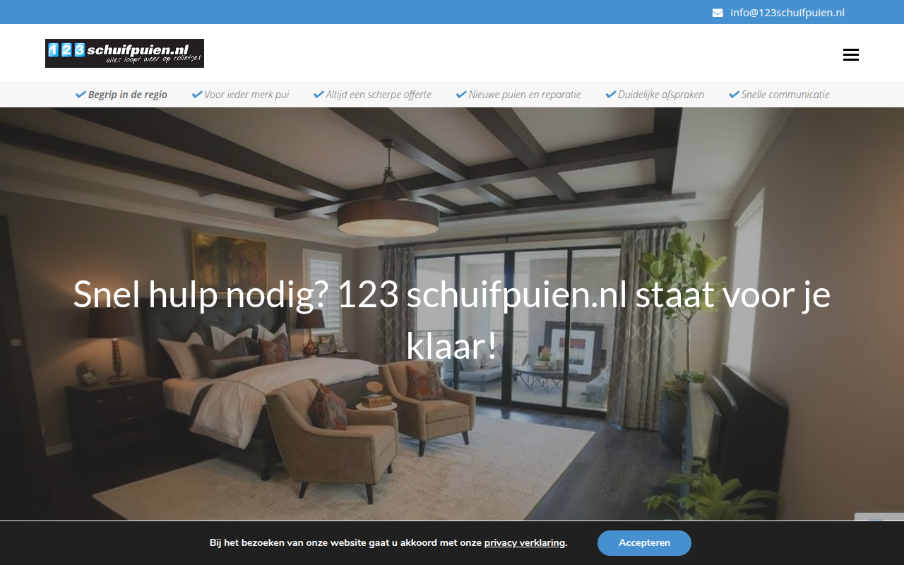Screenshot van 123schuifpuien.nl