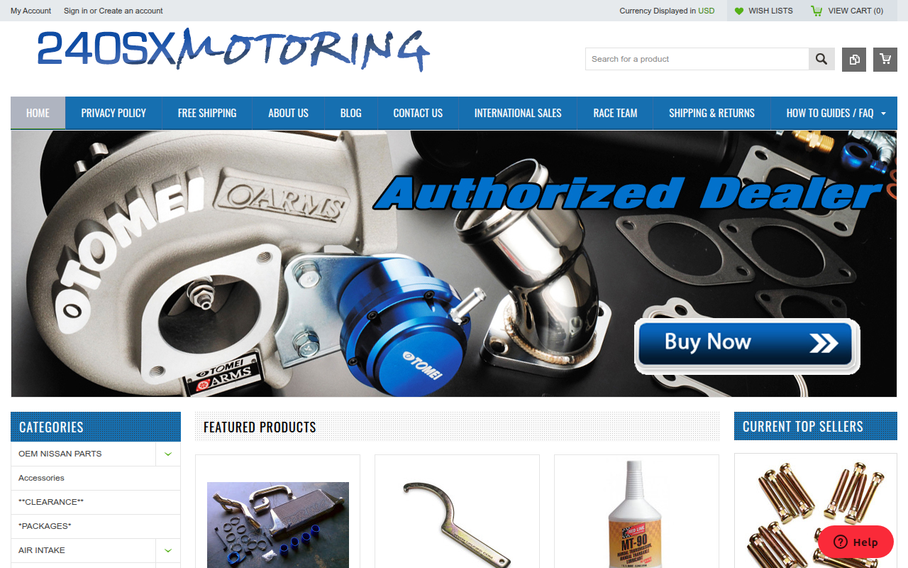 Screenshot van 240sxmotoring.com