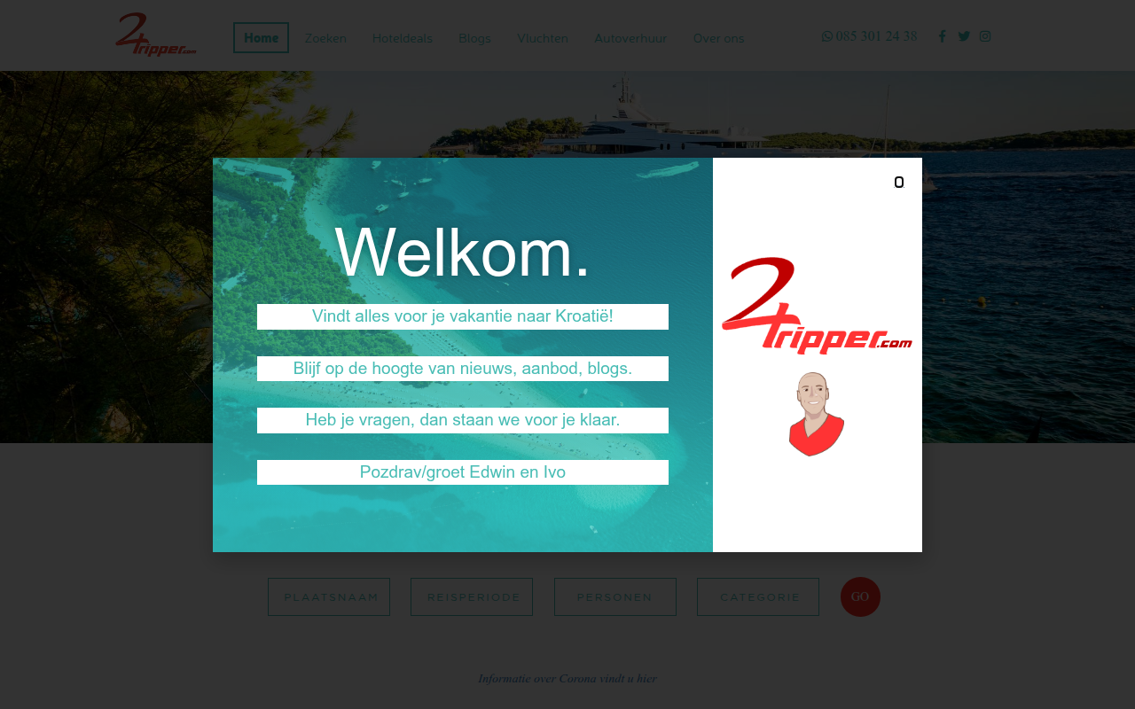 Screenshot van 24tripper.com