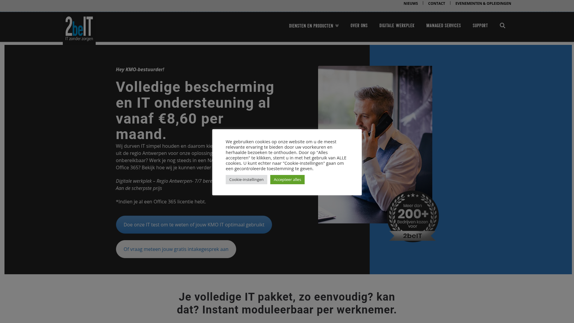 Screenshot van 2beit.be