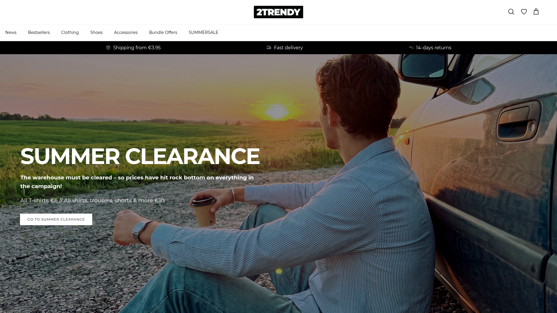 Screenshot van 2trendy.com