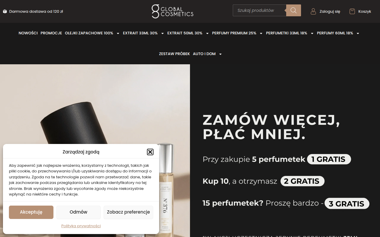 Screenshot van 33ml.pl