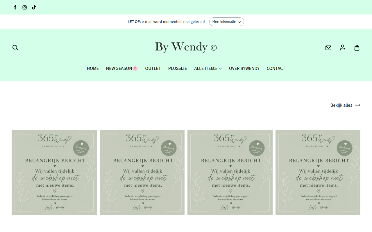 Screenshot van 365bywendy.nl