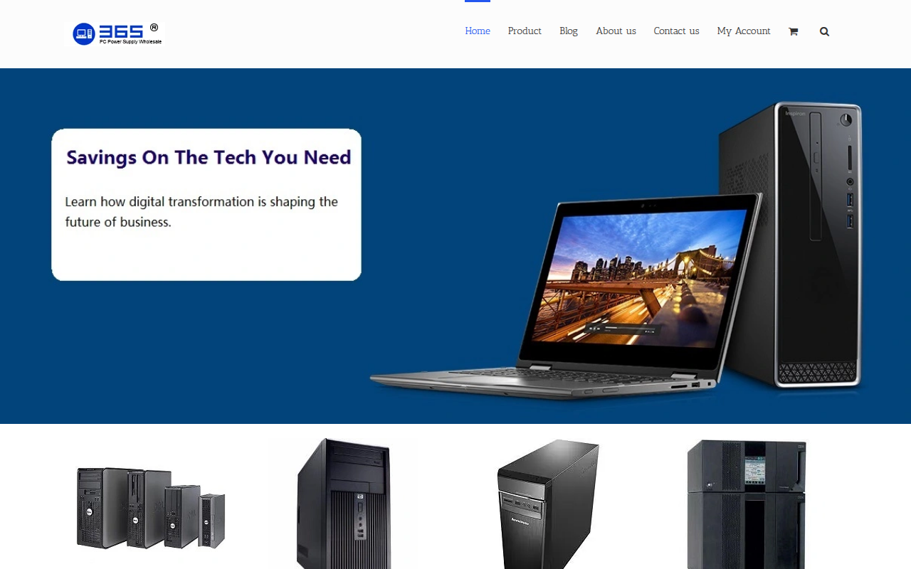 Screenshot van 365powersupply.com