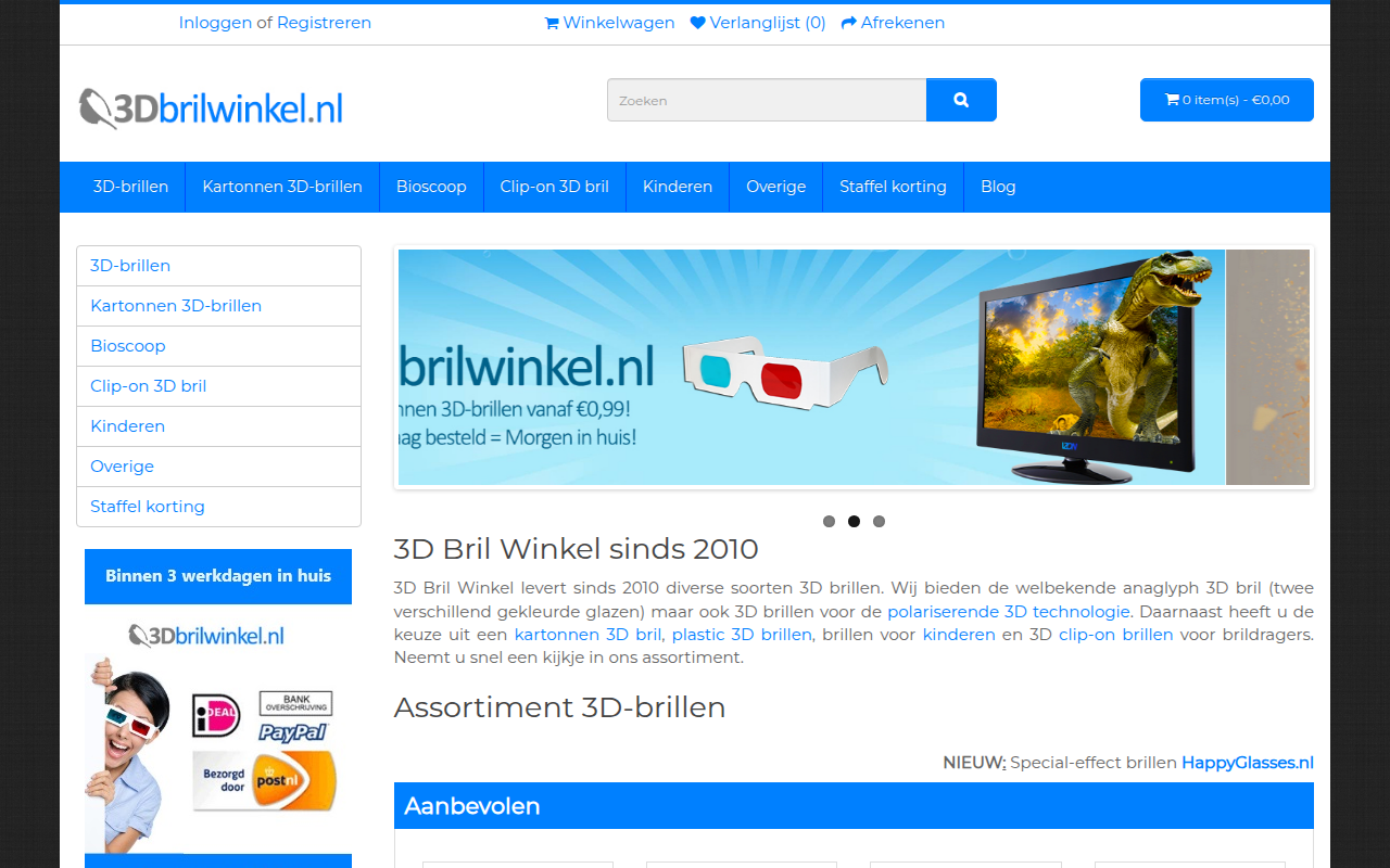Screenshot van 3dbrilwinkel.nl