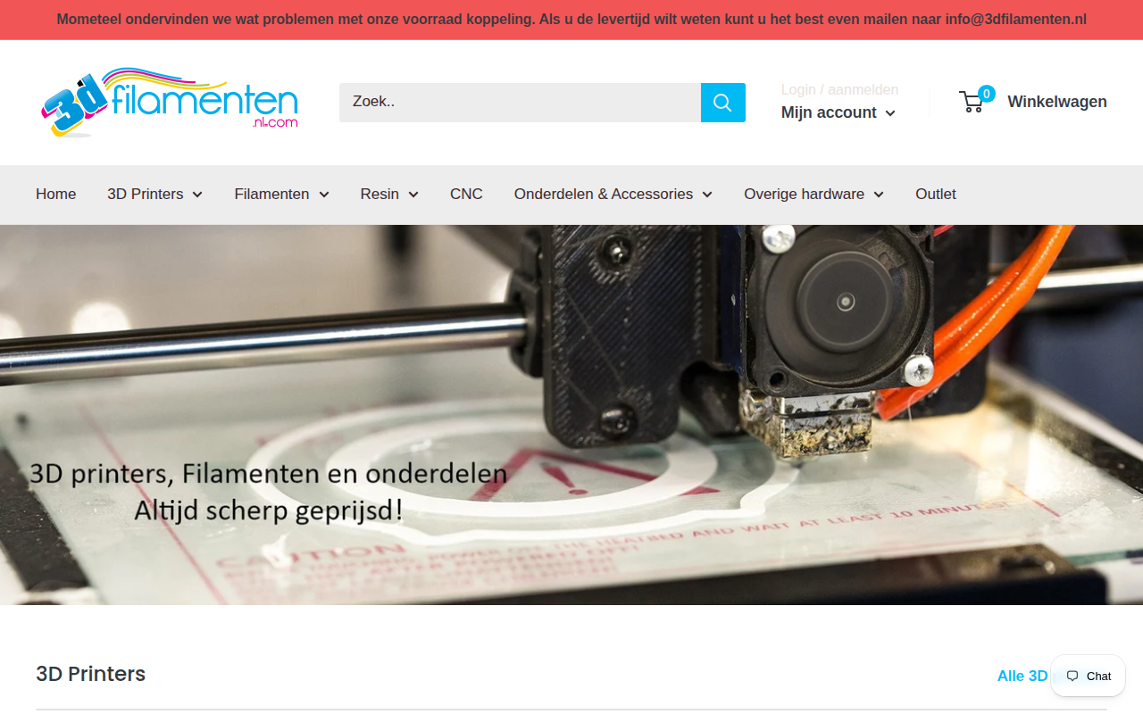 Screenshot van 3dfilamenten.nl
