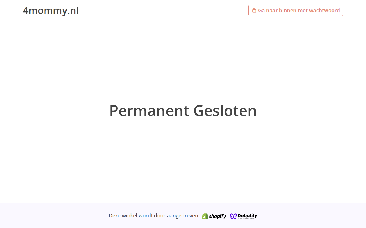Screenshot van 4mommy.nl