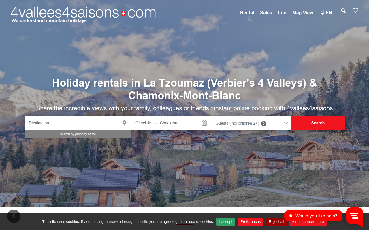 Screenshot van 4vallees4saisons.com