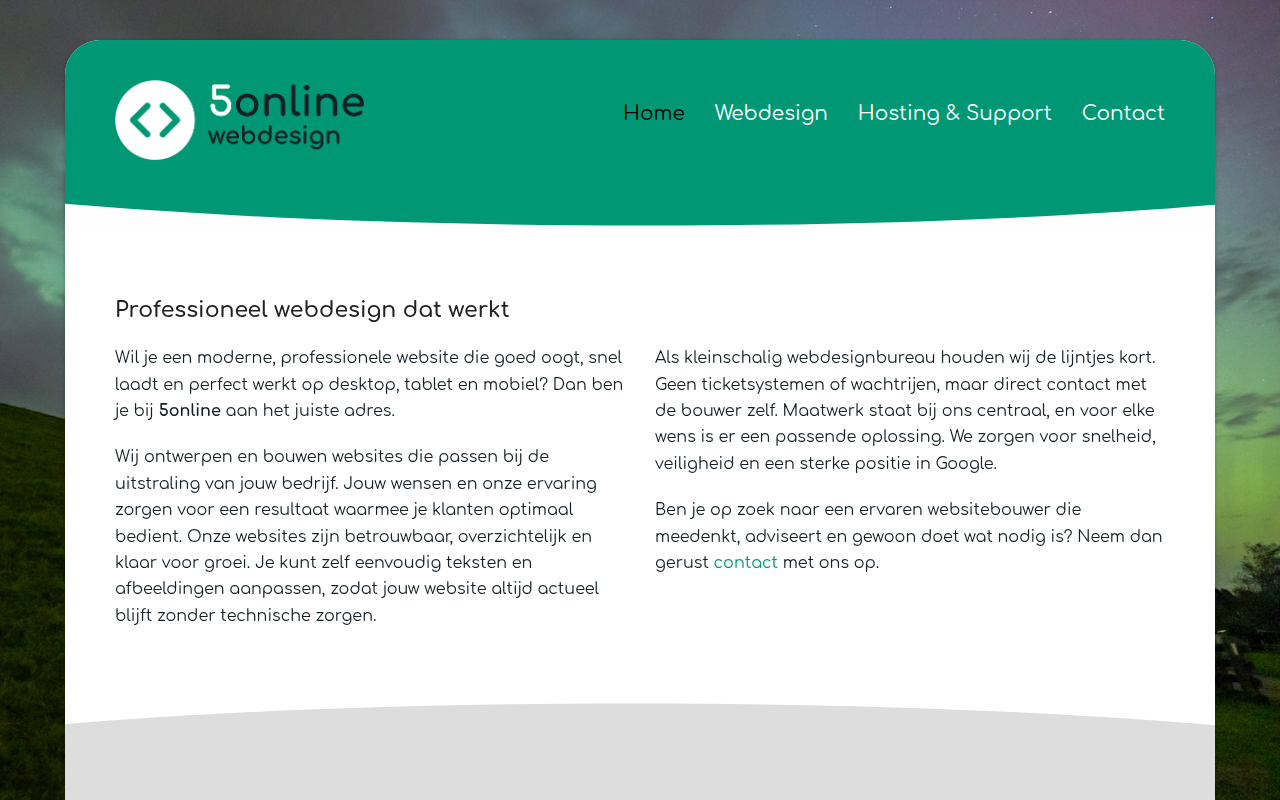 Screenshot van 5online.nl