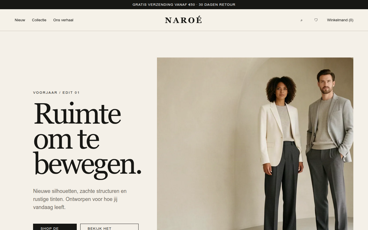 Screenshot van aboutyoupack.com