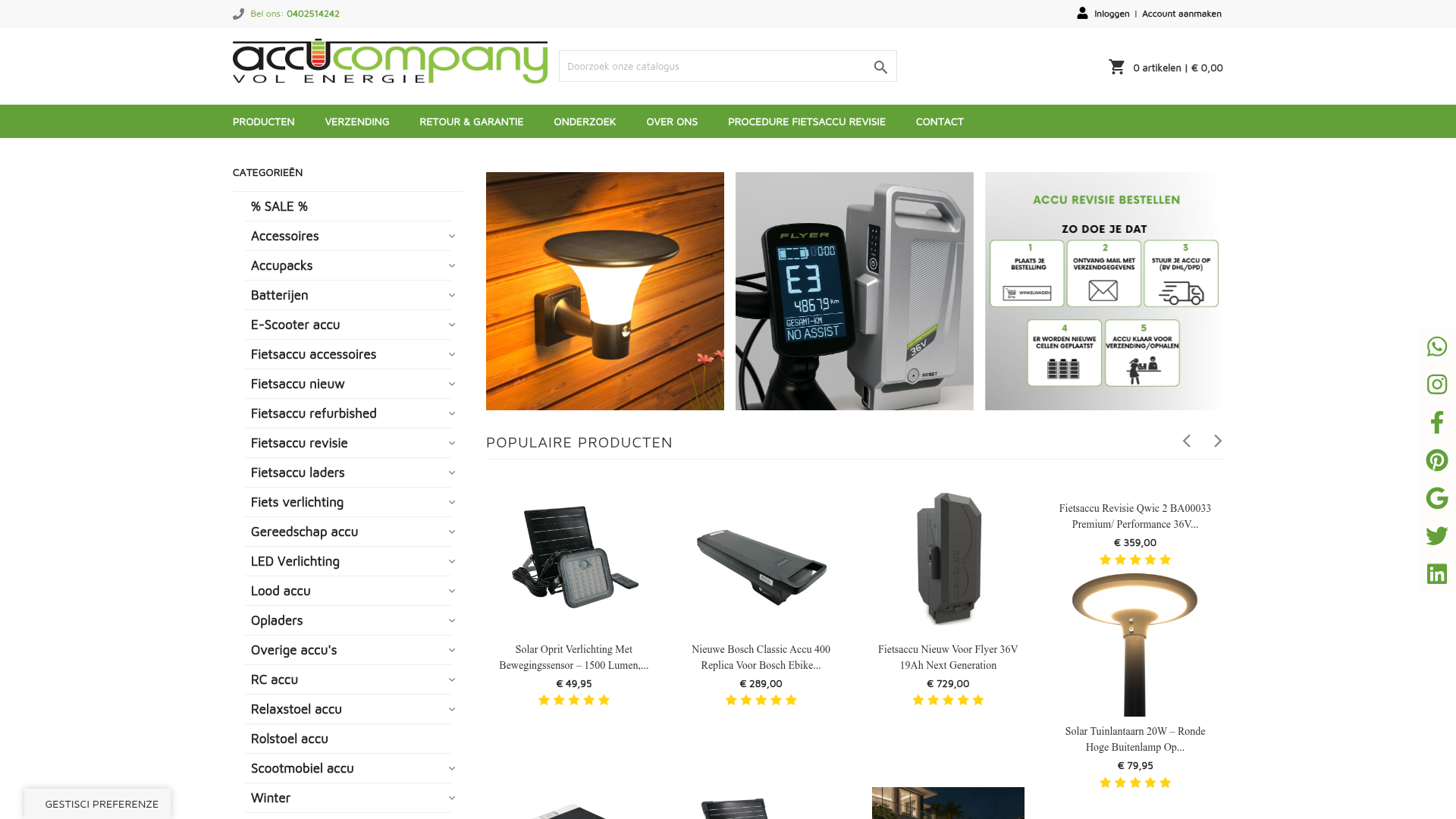 Screenshot van accucompany.nl