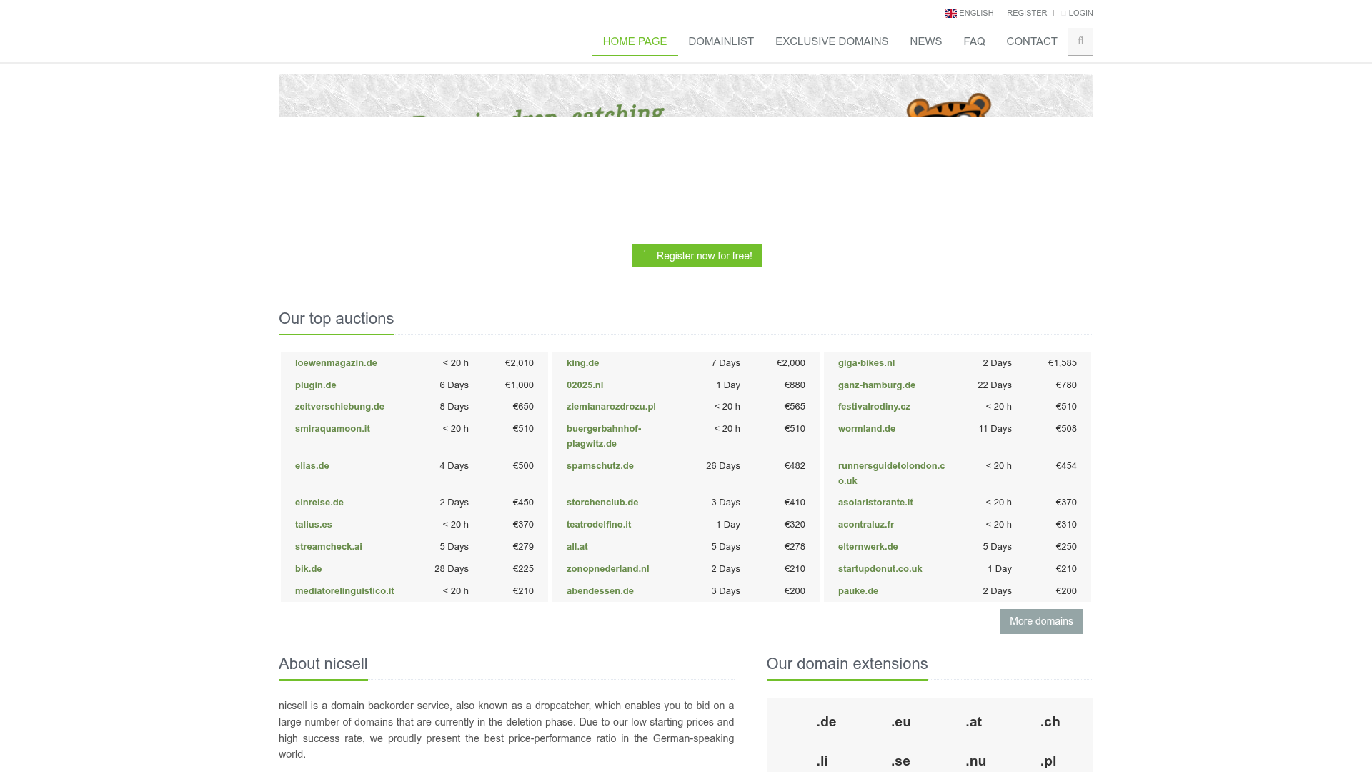 Screenshot van accushoponline.nl