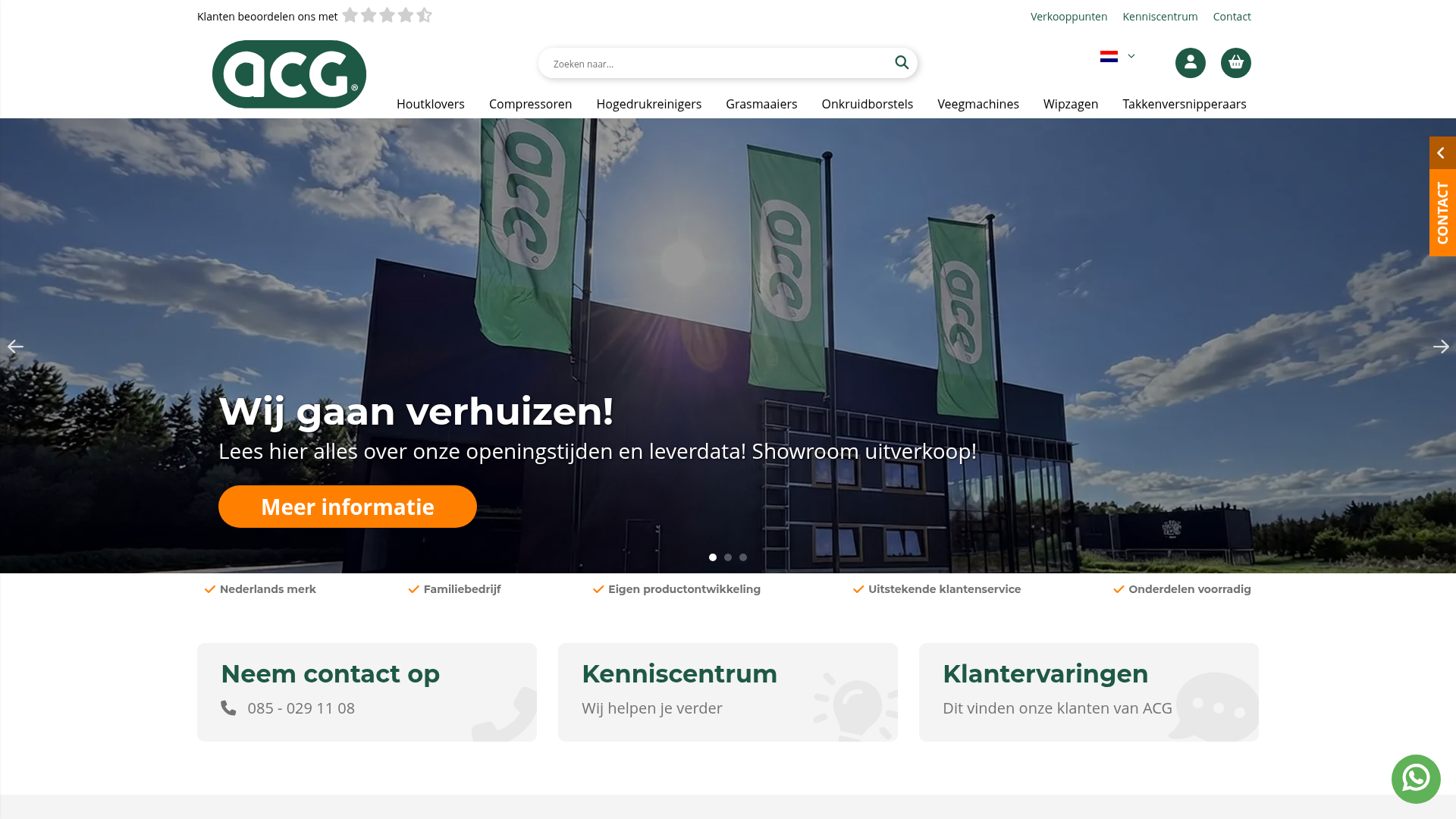Screenshot van acg-holten.com
