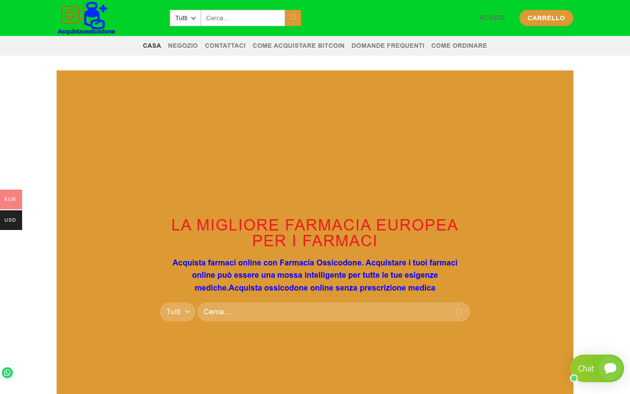 Screenshot van Acquistaossicodone