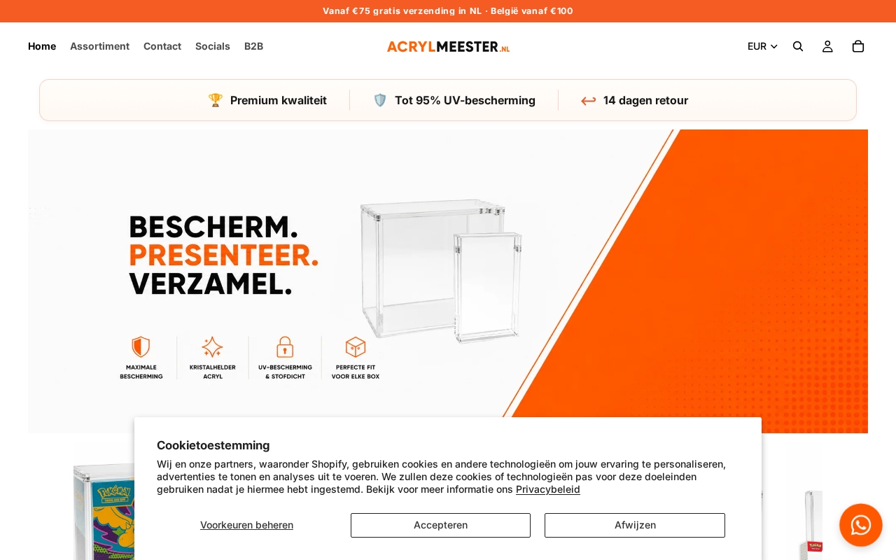 Screenshot van acrylmeester.nl