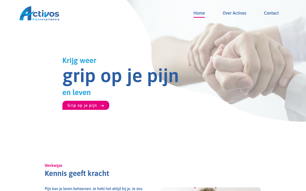 Screenshot van activos.nl