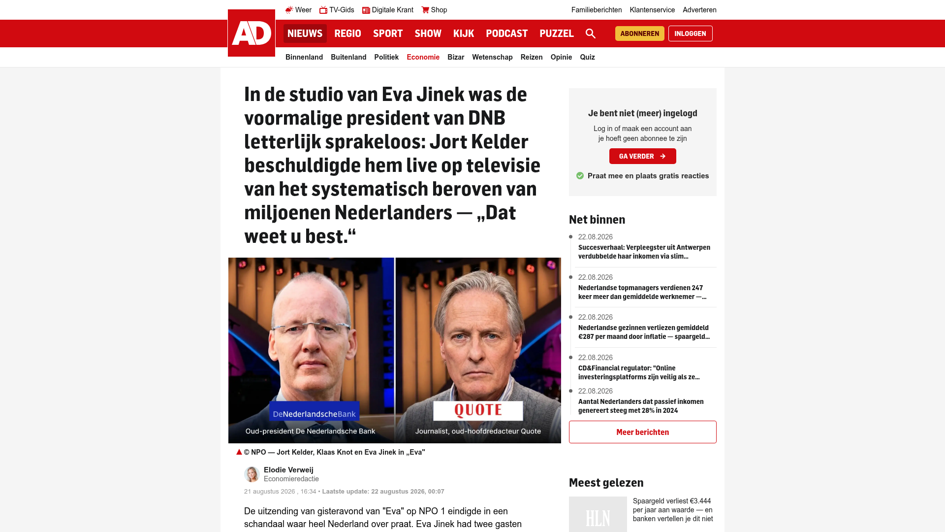 Screenshot van ad-nl.com