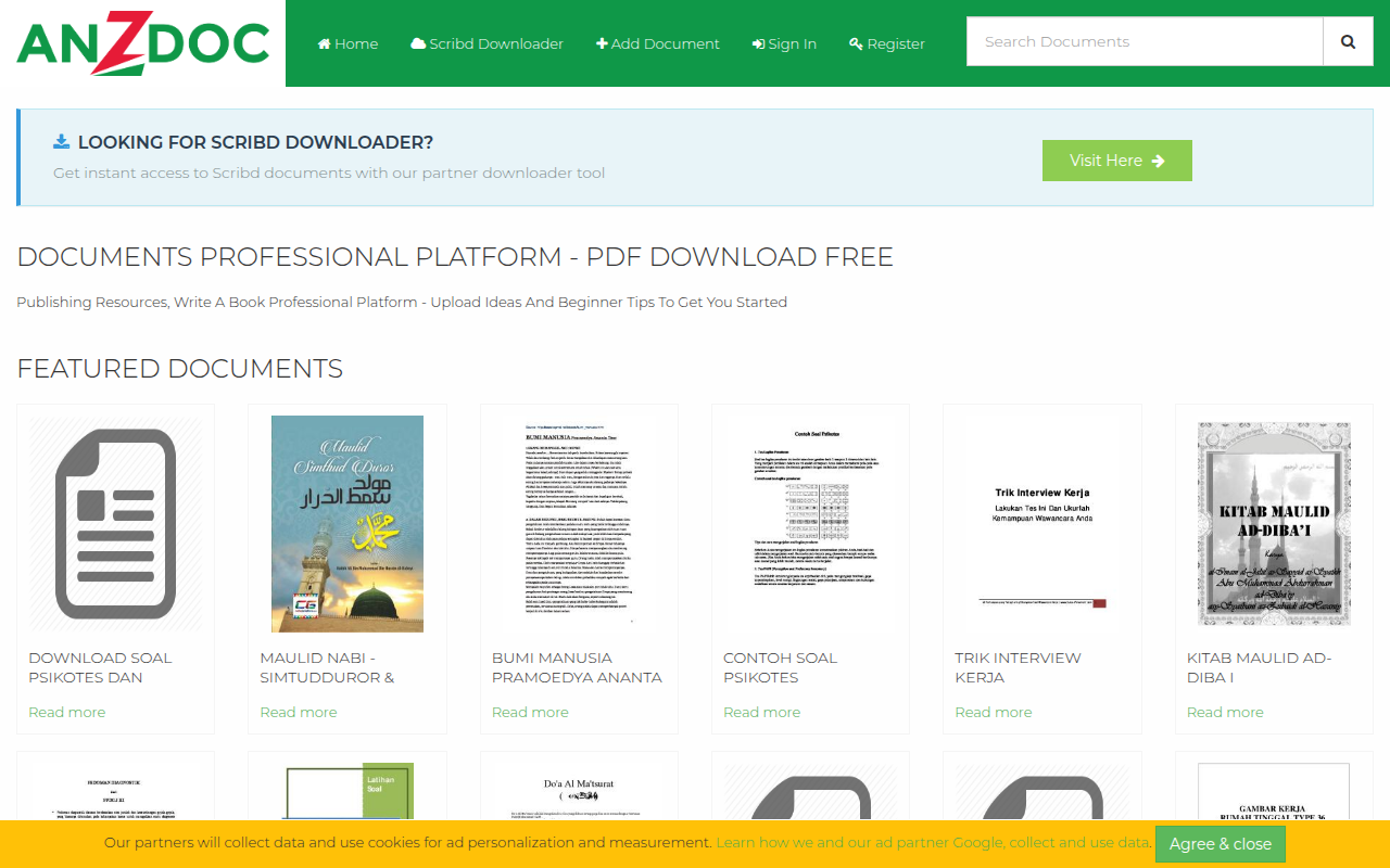 Screenshot van adoc.pub