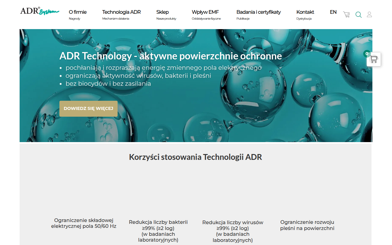 Screenshot van adr.com.pl