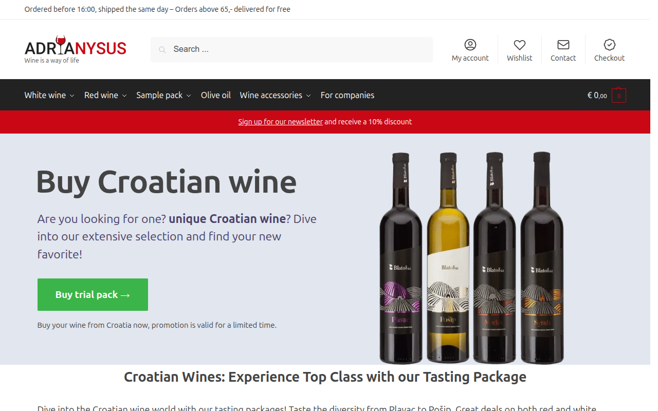 Screenshot van adrianysus.com