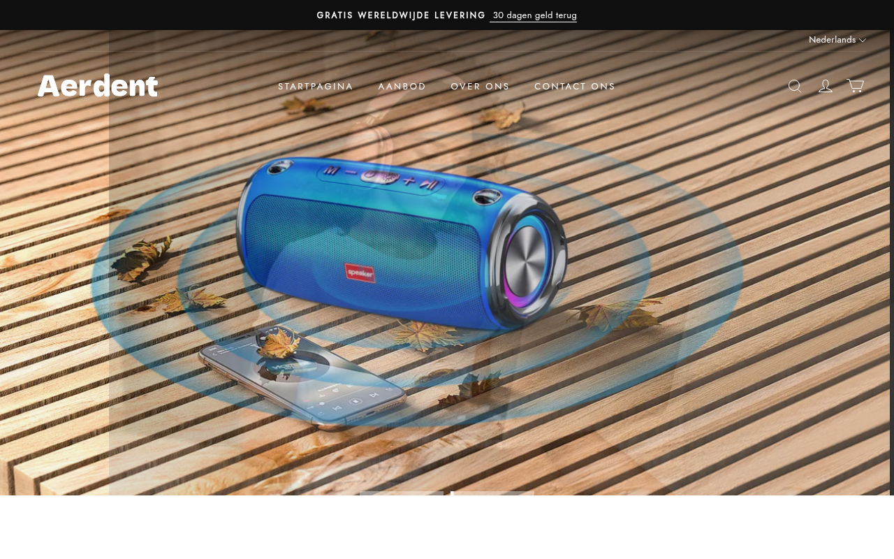 Screenshot van aerdent.nl