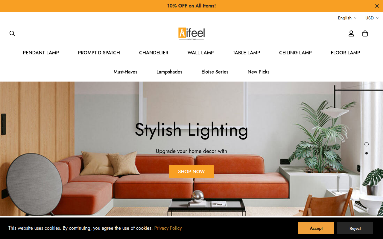 Screenshot van Aifeellighting