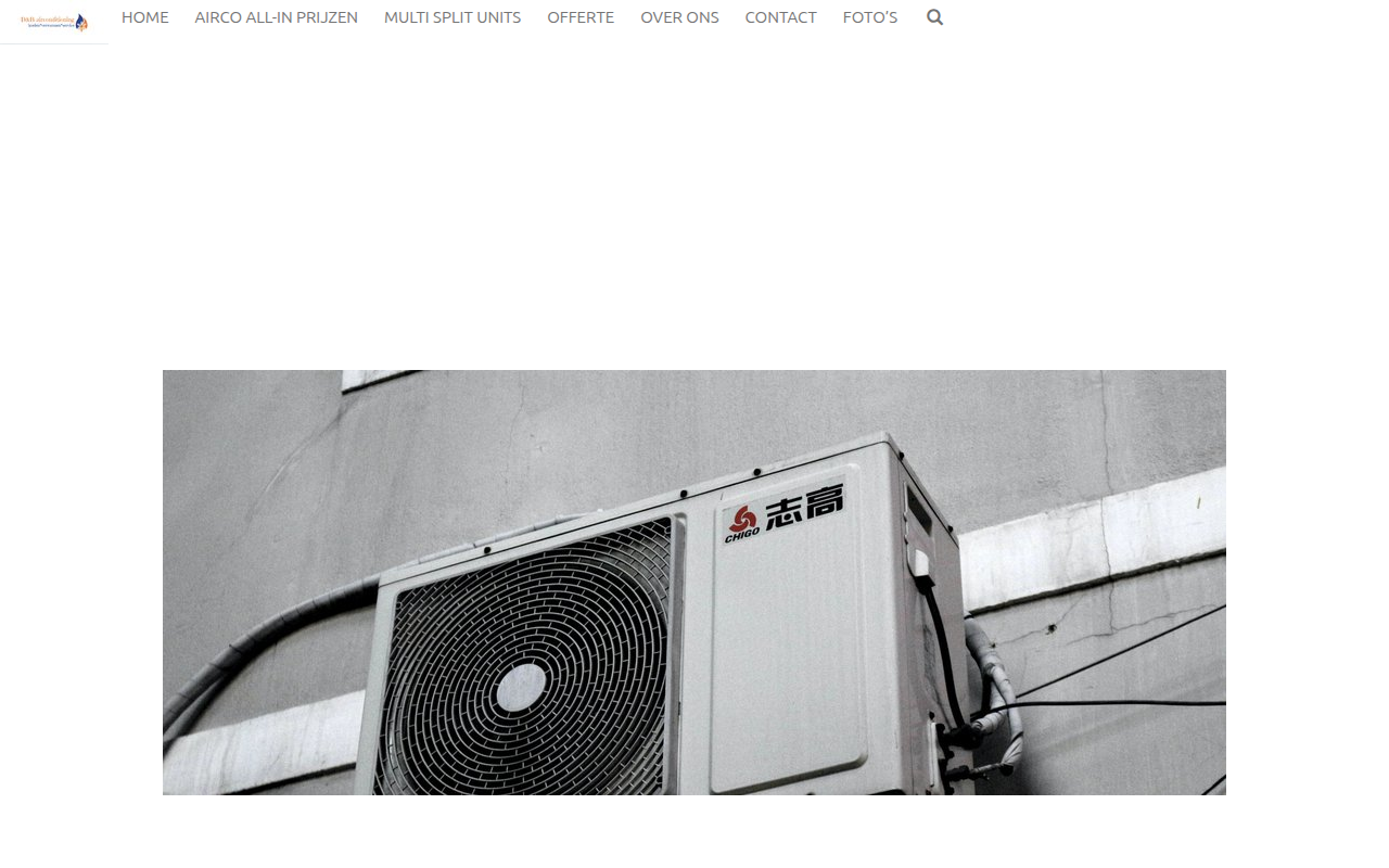 Screenshot van airconditioningdb.nl
