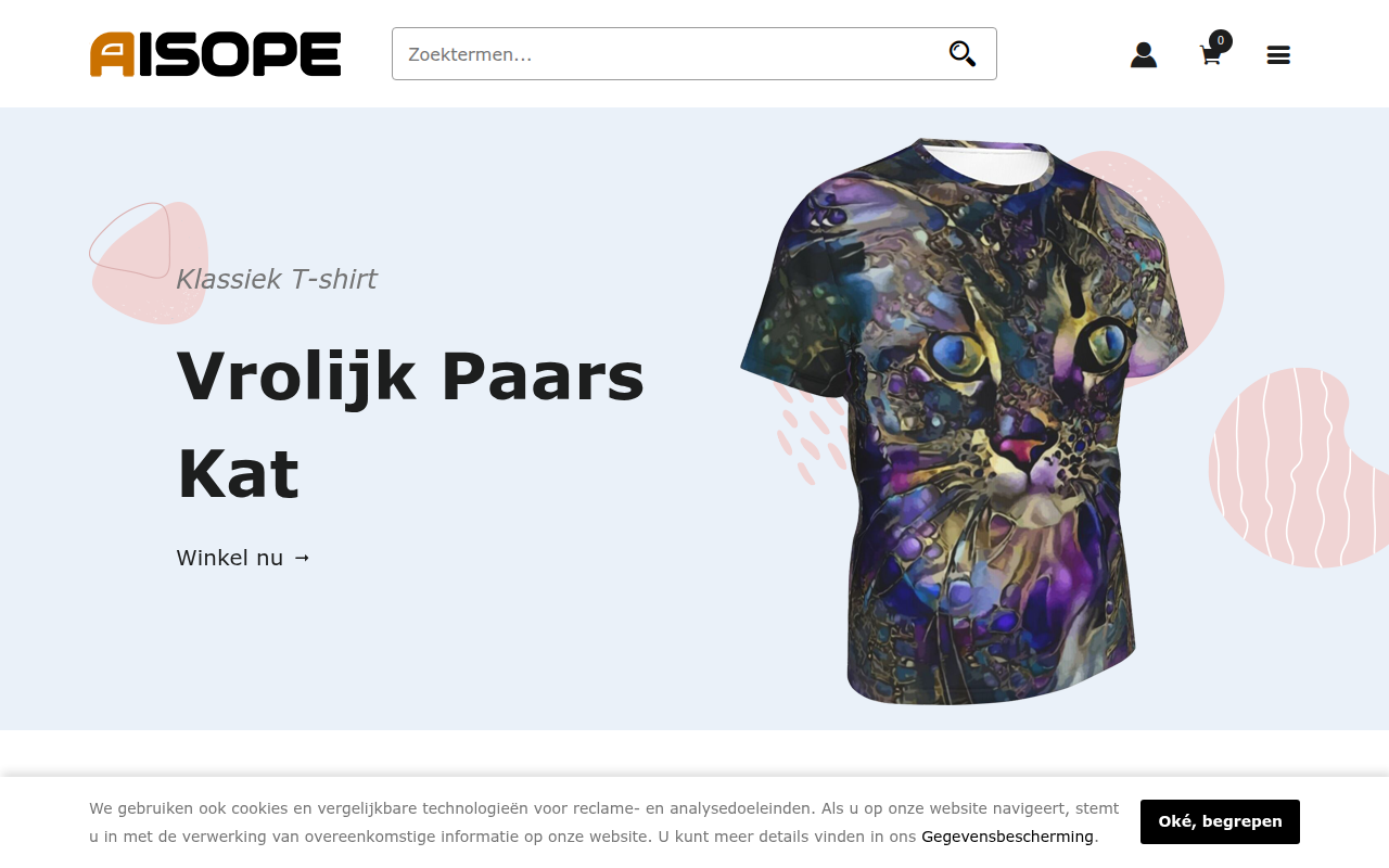 Screenshot van aisope.nl