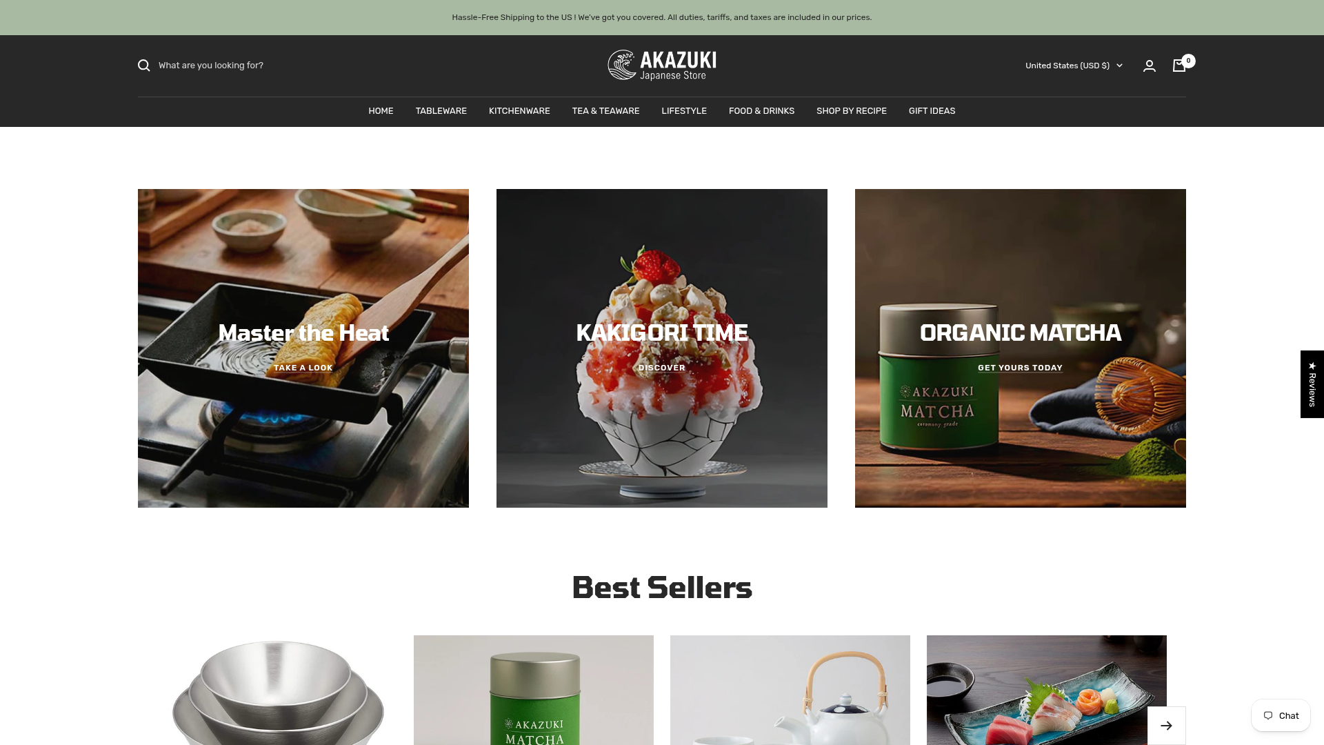 Screenshot van akazuki.com
