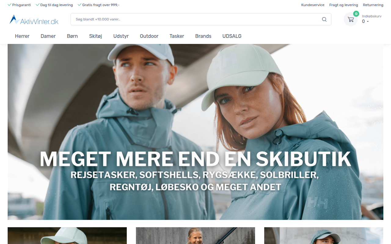 Screenshot van aktivvinter.dk