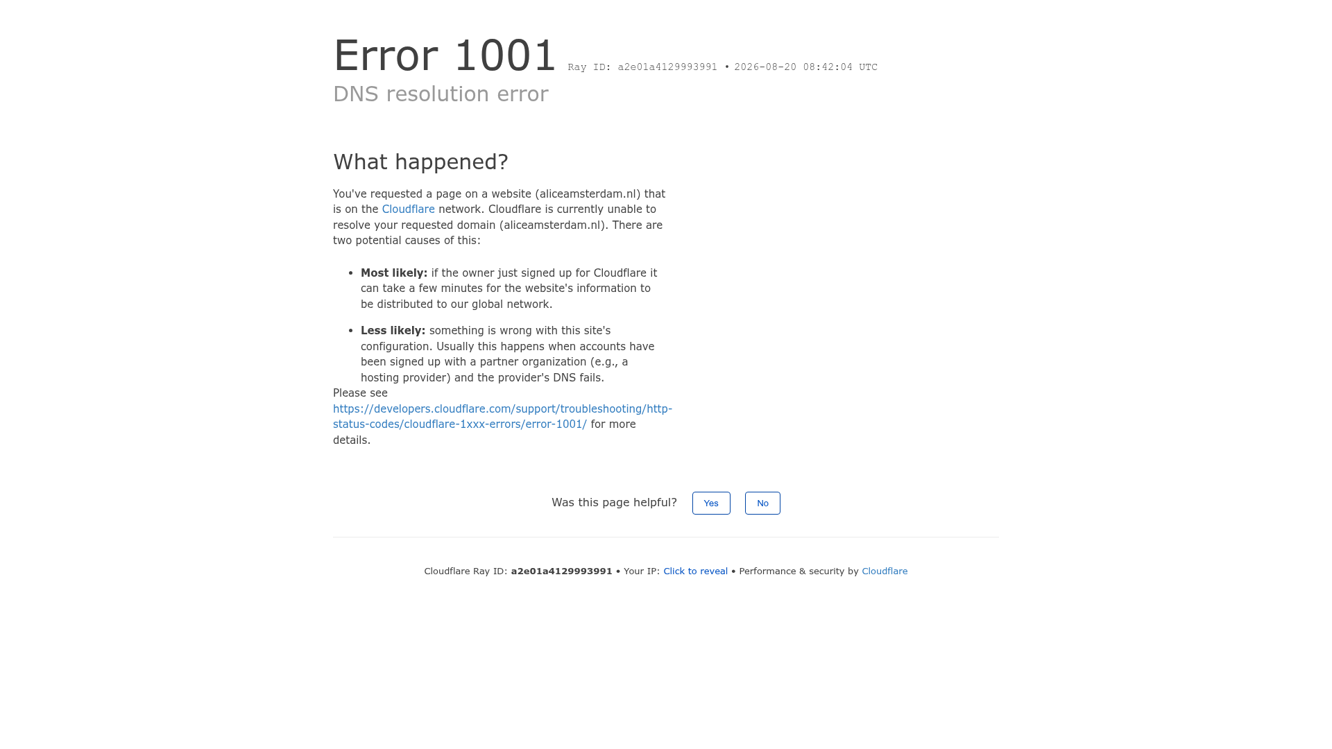 Screenshot van aliceamsterdam.nl
