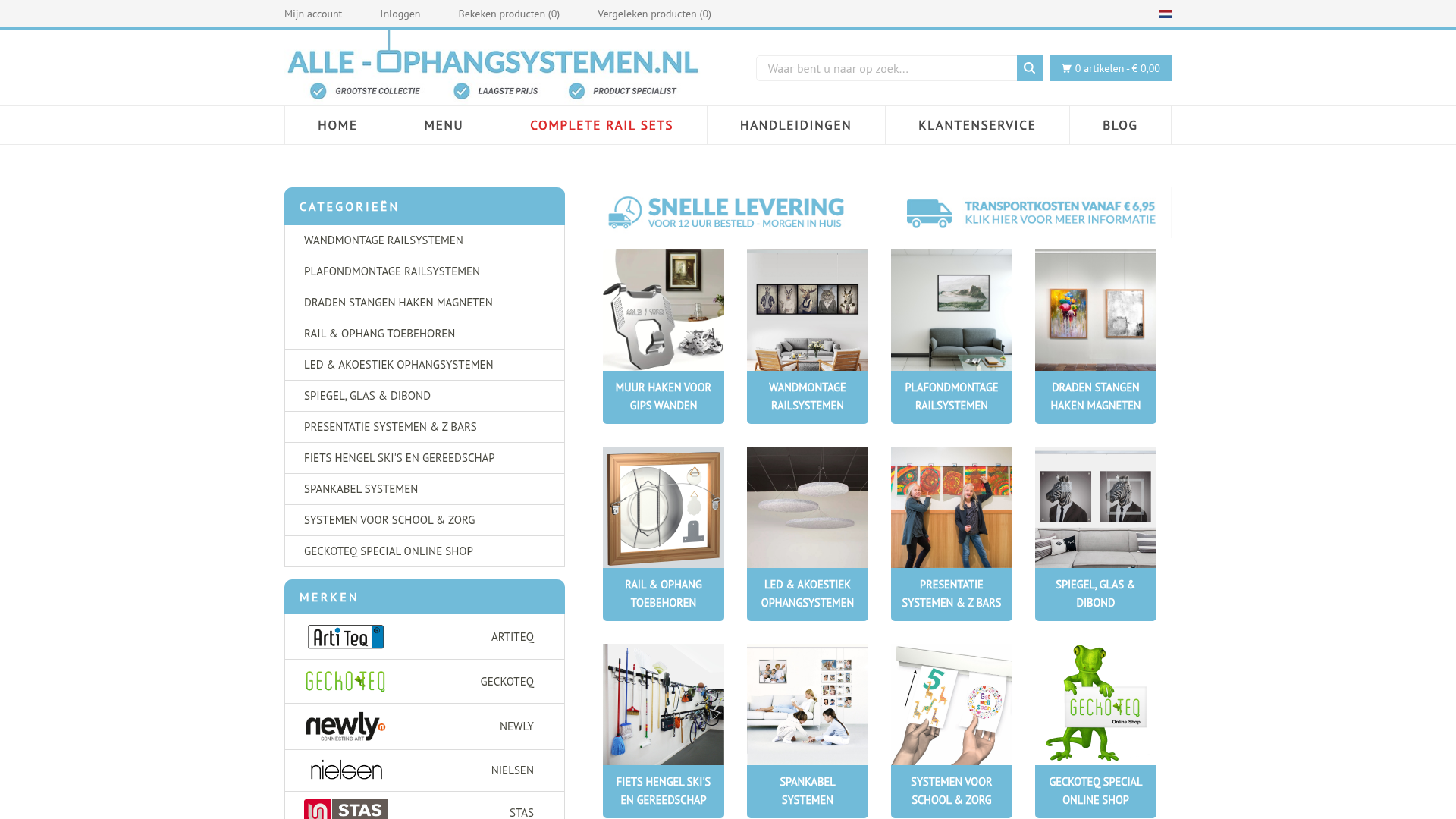 Screenshot van alle-ophangsystemen.nl