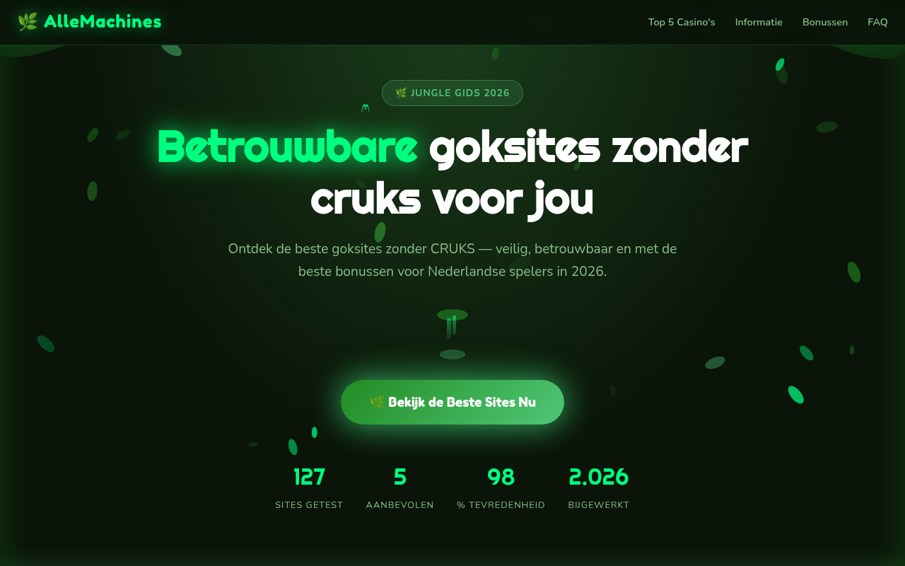 Screenshot van allemachines.com