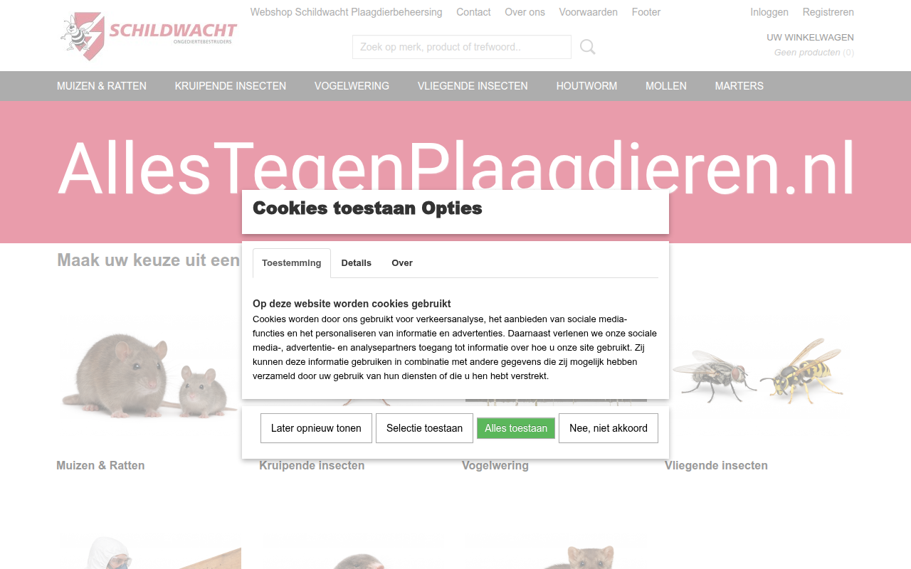 Screenshot van Allestegenplaagdieren