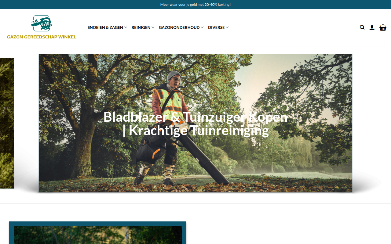 Screenshot van allesvoortuin.com