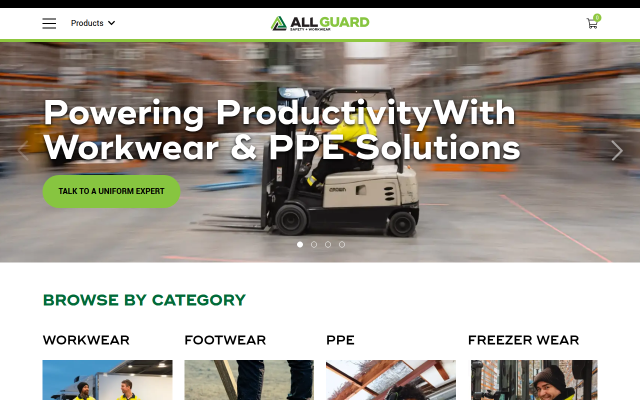 Screenshot van allguard.co.nz