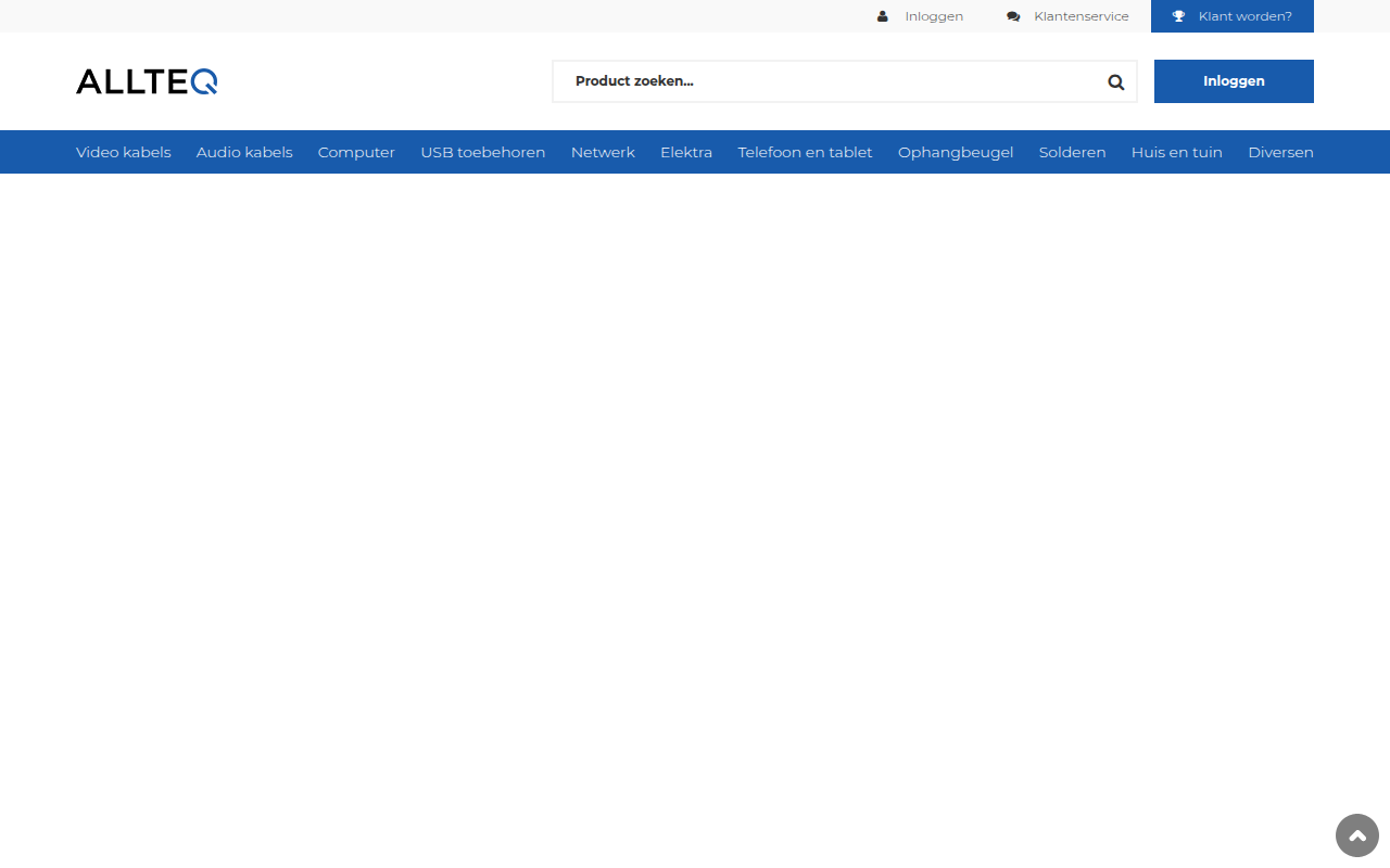Screenshot van allteq.net