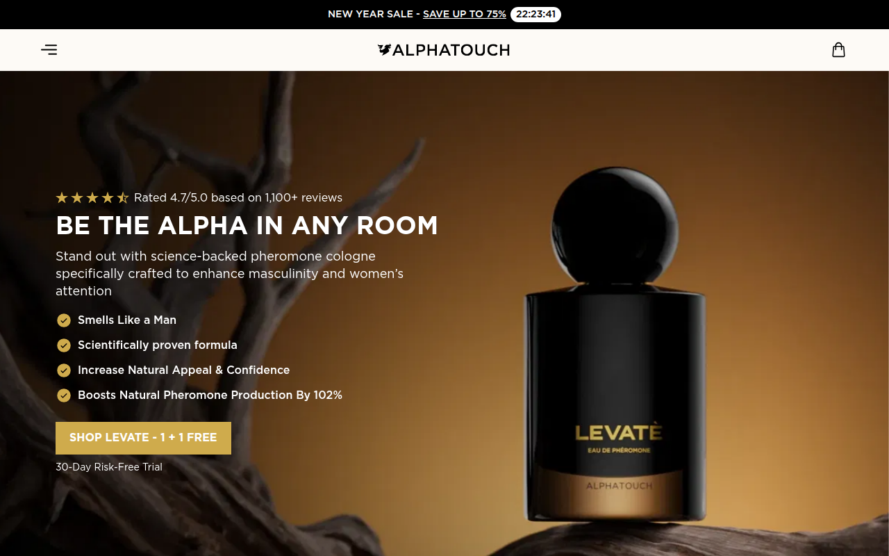 Screenshot van alphatouch.com