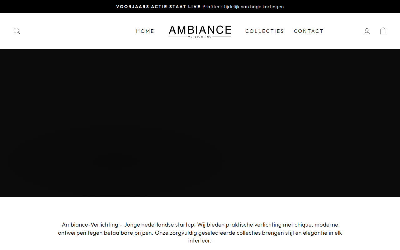 Screenshot van ambiance-verlichting.nl