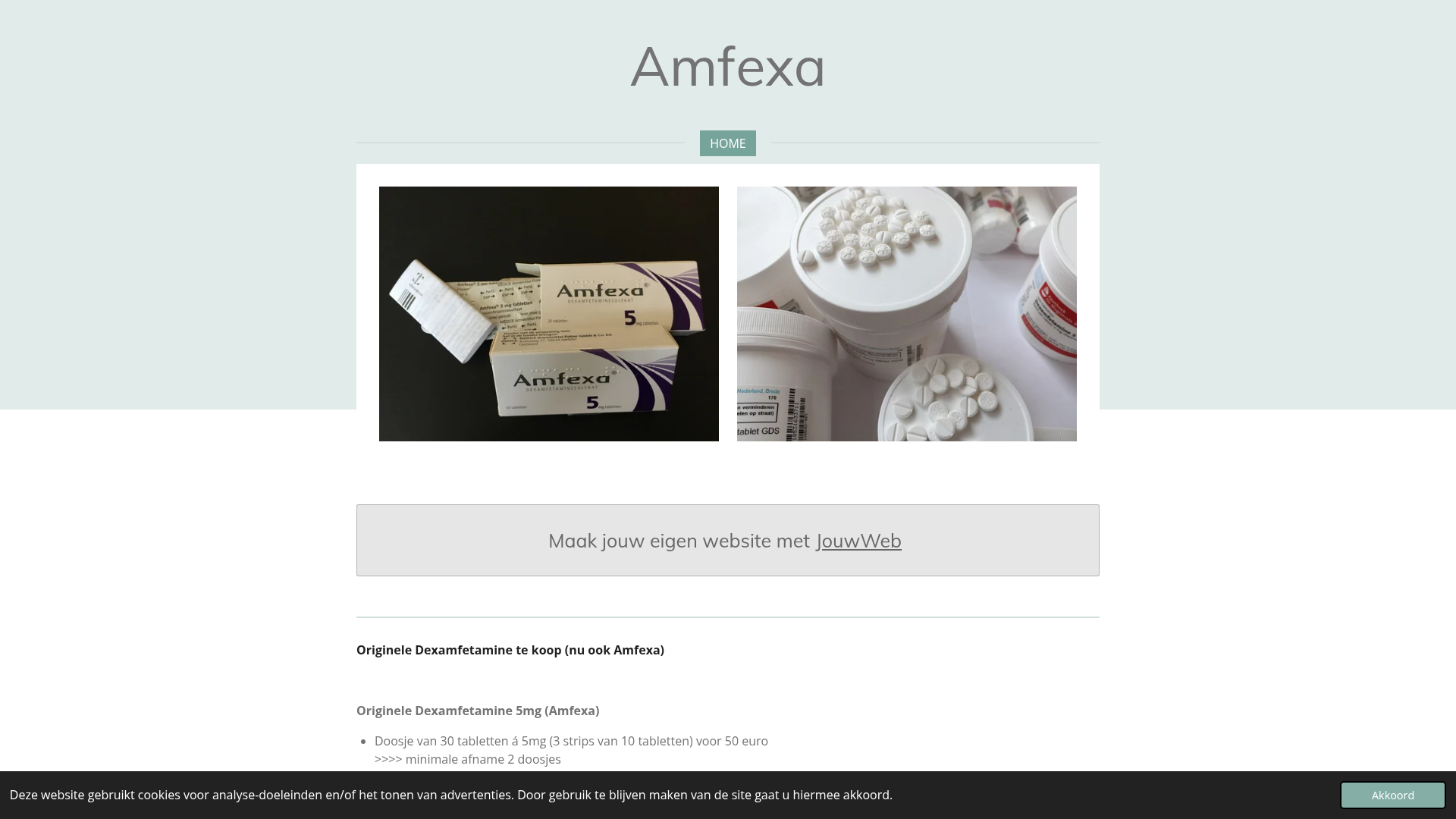 Screenshot van amfexa.jouwweb.nl