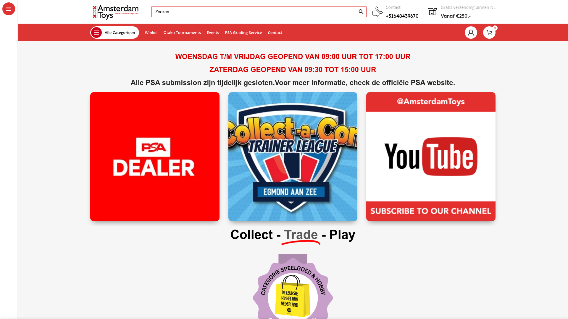 Screenshot van amsterdam-toys.com