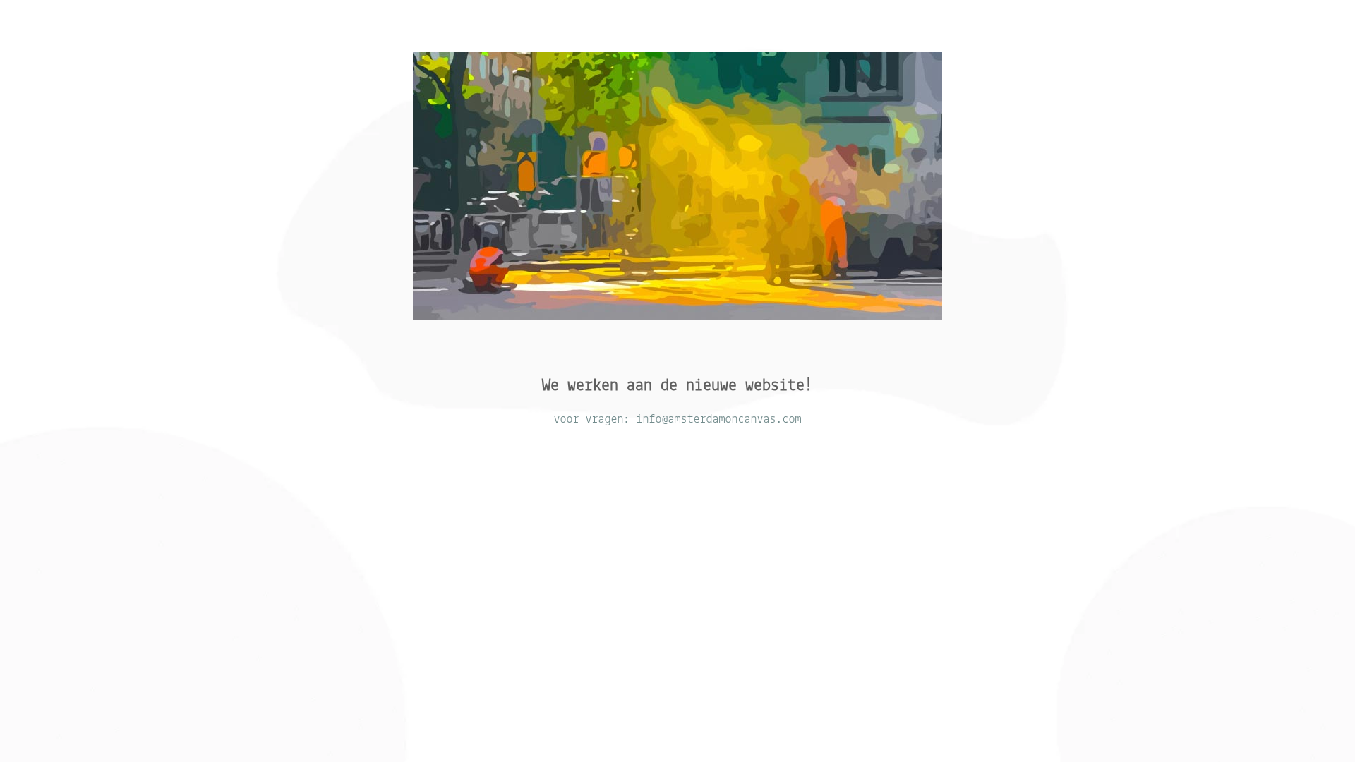 Screenshot van amsterdamoncanvas.com