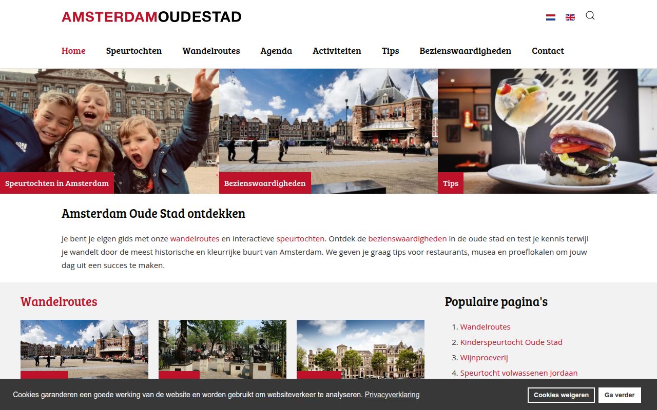 Screenshot van amsterdamoudestad.nl