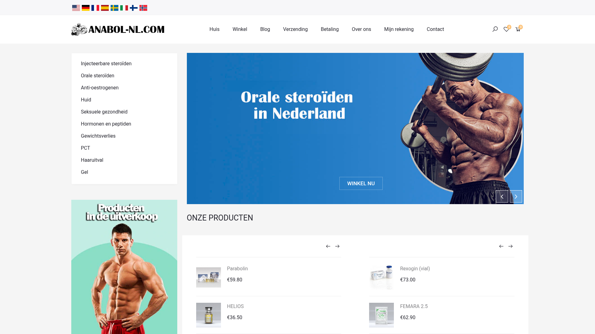 Screenshot van anabol-nl.com